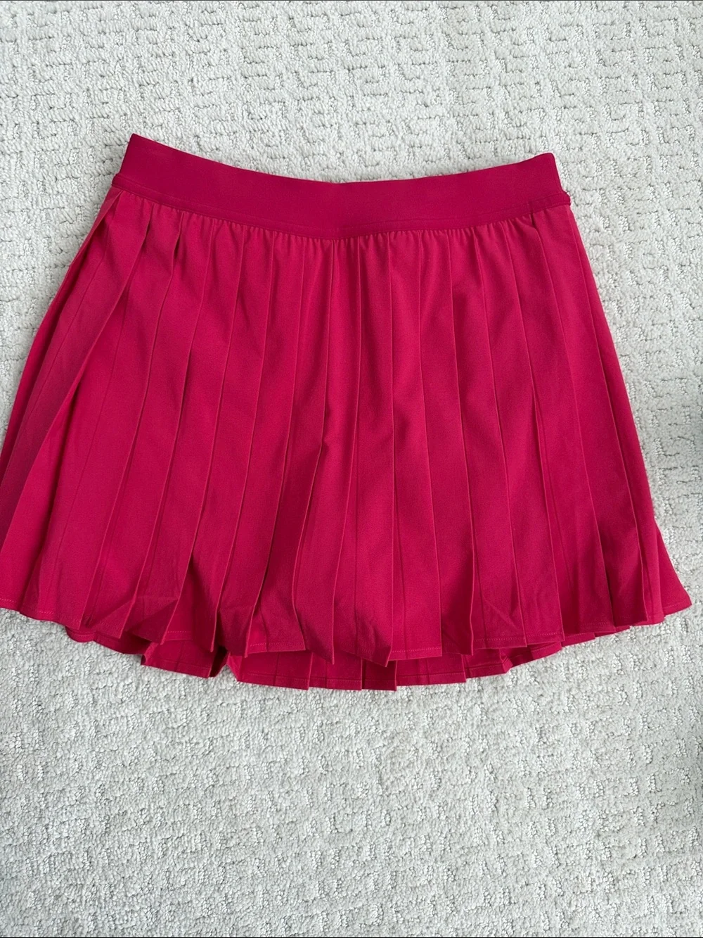 lululemon High Rise Pleated Tennis Skirt in cherry mist